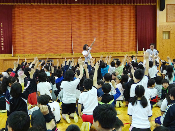 太鼓を叩きたい子どもがたくさん！