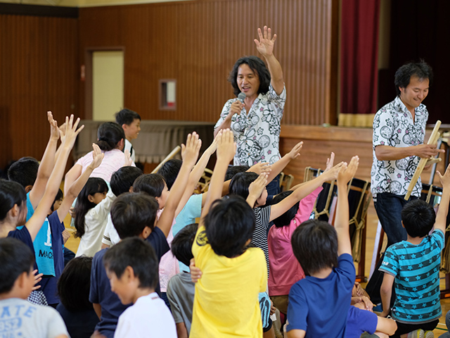 太鼓を叩きたい子どもたちがたくさん！