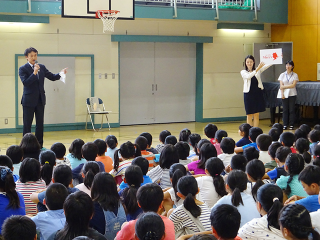 大田区立矢口東小学校 メリー桜プロジェクト 社会福祉活動 チョコレートをはじめとした洋菓子 スイーツのメリーチョコレート