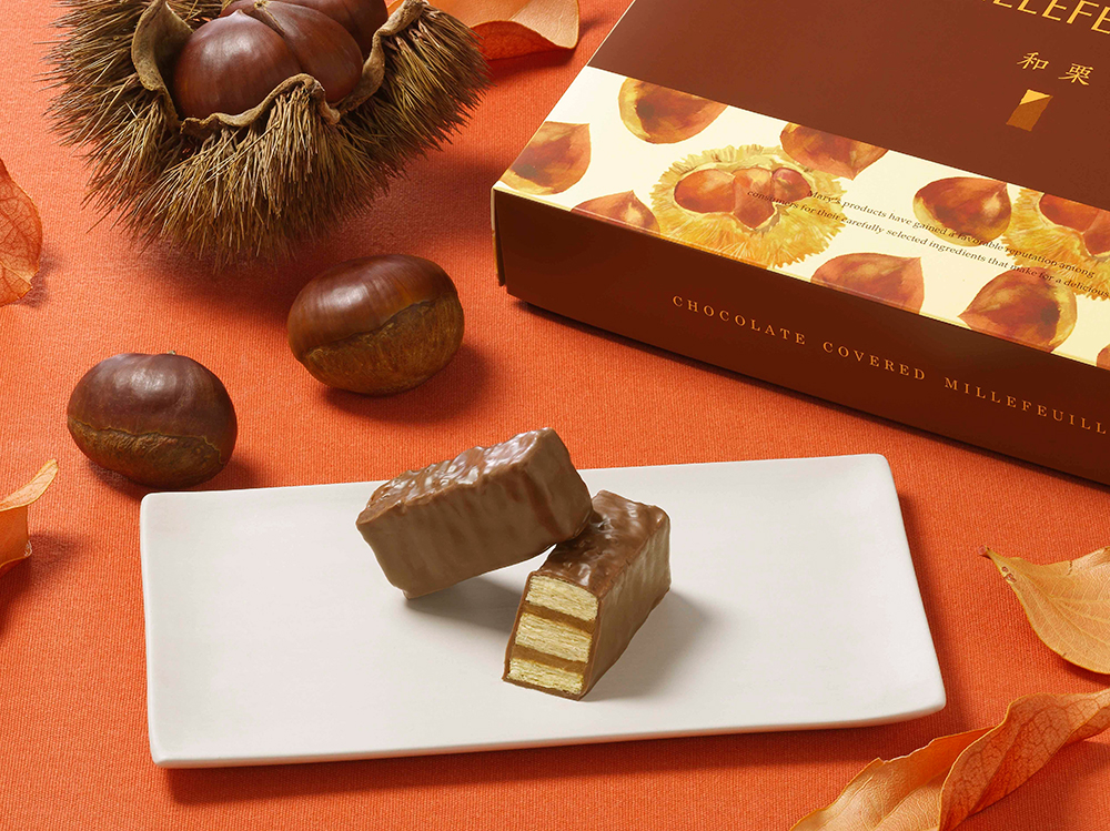 「チョコレート専門店」のこだわりミルフィーユに秋の季節限定 和栗が初登場!