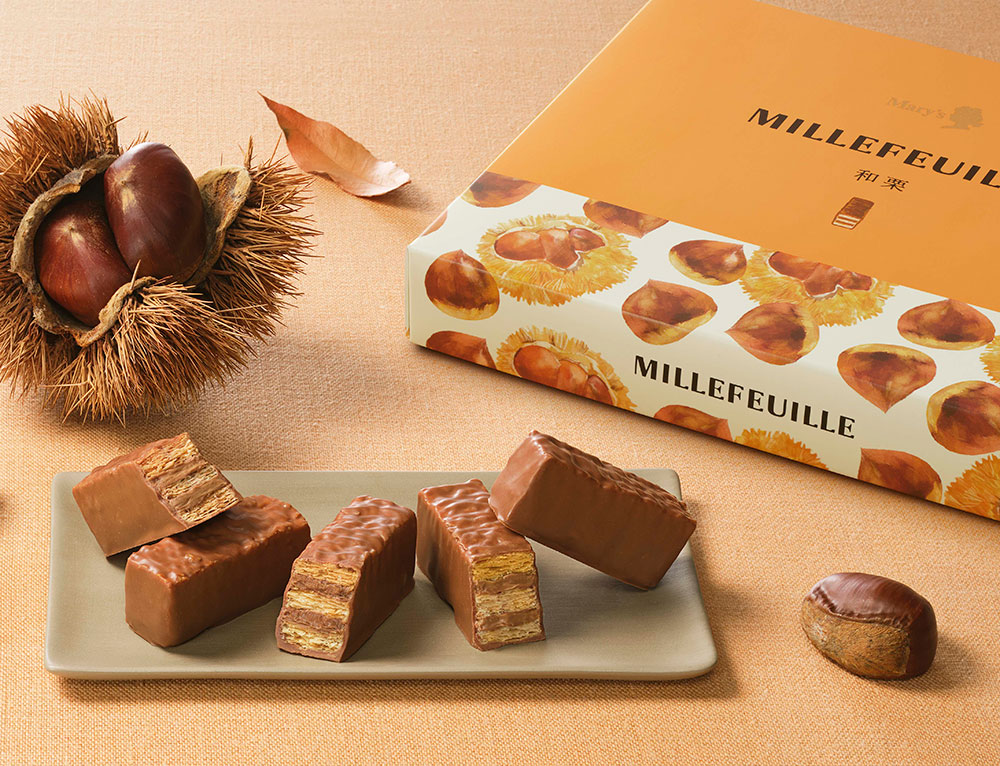 「チョコレート専門店」のこだわりミルフィーユに秋の季節限定 和栗が初登場!