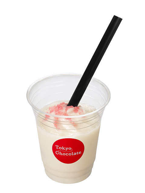 カカオパルプスムージー フィンガーライム添え 540円(本体価格500円)
