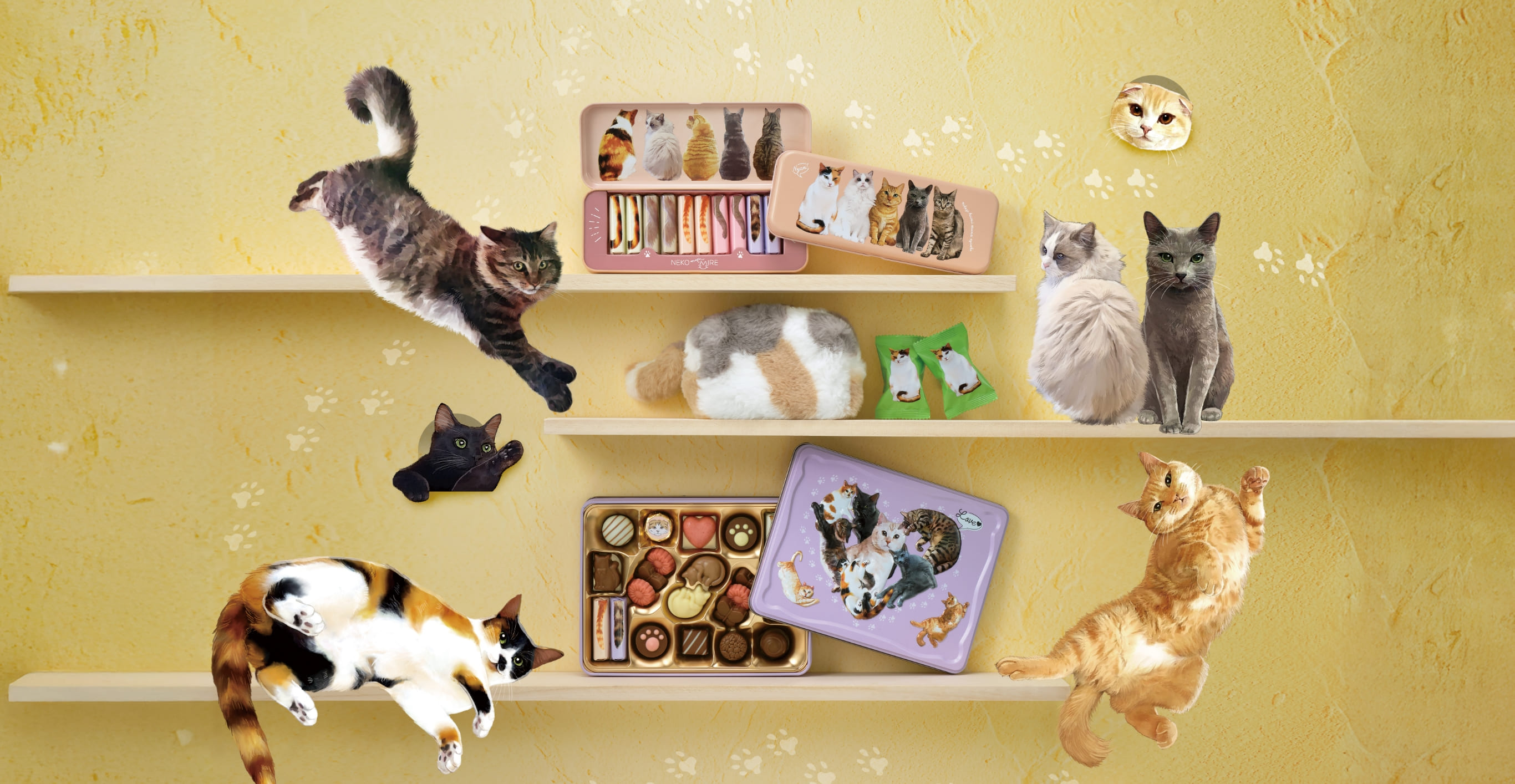 ねこみゃみれ｜バレンタインコレクション2026｜メリーチョコレート